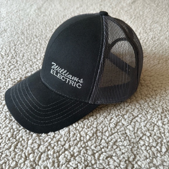 Black Trucker Hat - Williams Electric - Picture 1 of 6